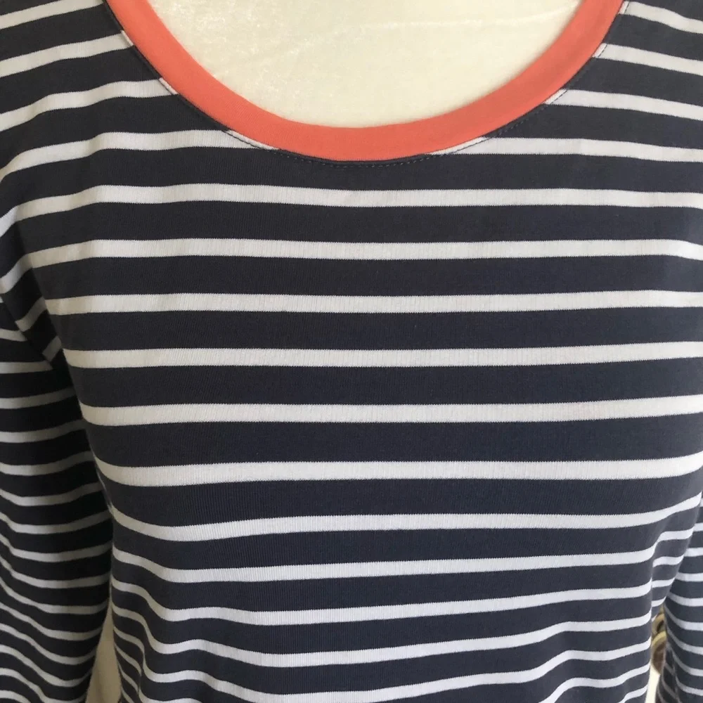 COPY - Matilda Jane 3/4 sleeve top stripes floral dress - Picture 6 of 8
